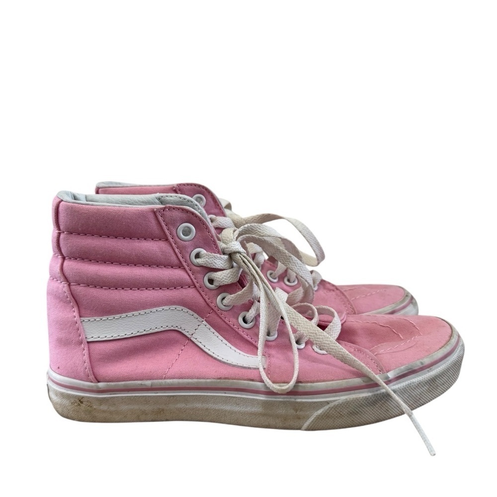 Vans Light Pink High Top Lace Up Sneakers 6